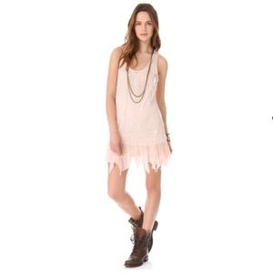 Free People sheer sequin ballerina dress NWT